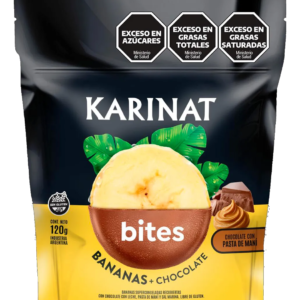 KARINAT Bites Banana bañada con chocolate